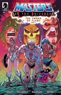Cover image for He-Man and the Masters of the Universe #1: The Sword of Flaws Part 1 (Tim Seeley Variant Cover)