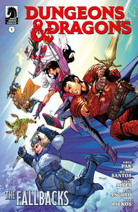 Cover image for Dungeons & Dragons: The Fallbacks Series 1 #1 (Stephen Segovia Variant Cover)