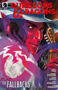 Cover image for Dungeons & Dragons: The Fallbacks Series 1 #4 (Uzuri Variant Cover)