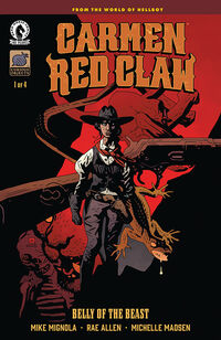 Cover image for Carmen Red Claw: Belly of the Beast #1 (Mike Mignola Variant Cover)