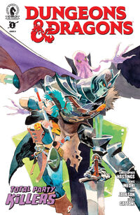 Cover image for Dungeons & Dragons: Total Party Killers #1 (Matias Bergara Variant Cover)