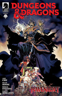 Cover image for Dungeons & Dragons: Ravenloft #4 (Riley Rossmo Variant Cover)