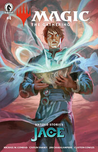 Cover image for Magic: The Gathering: Untold Stories--Jace #4 (Evyn Fong Variant Cover)