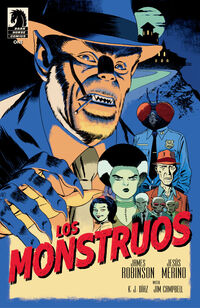 Cover image for Los Monstruos #1 (Marcos Martin Variant Cover)