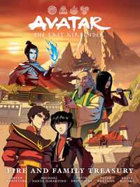 Cover image for Avatar: The Last Airbender--Fire and Family Treasury Library Edition HC