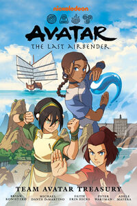 Cover for Avatar: The Last Airbender--Team Avatar Treasury Omnibus TPB