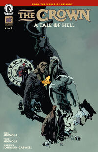 Cover image for The Crown: A Tale of Hell #1 (Mike Mignola Variant Cover)