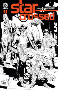 Cover image for Star-Crossed #4 (Stuart Immonen Variant Cover)