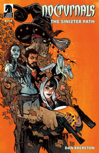 Cover image for Nocturnals: The Sinister Path #4 (Adam Hughes Variant Cover)