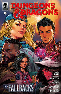 Cover image for Dungeons & Dragons: The Fallbacks Series 1 #1 (Dan Panosian Variant Cover)