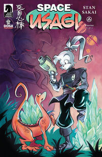 Cover image for Space Usagi: Warrior #1 (Shawn Daley Variant Cover)