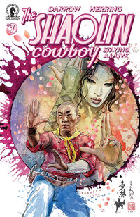 Cover image for Shaolin Cowboy: Staying A.I.Live #1 (David Mack Variant Cover)