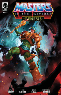 Cover image for Masters of the Universe: Genesis #5 (Gerald Parel Variant Cover)