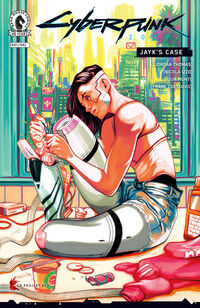 Cover image for Cyberpunk 2077: Jayk's Case #1 (Nimit Malavia Variant Cover)