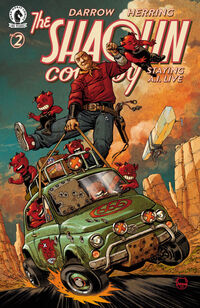 Cover image for Shaolin Cowboy: Staying A.I.Live #2 (Dave Johnson Variant Cover)