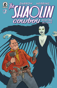 Cover image for Shaolin Cowboy: Staying A.I.Live #3 (Gilbert Hernandez Variant Cover)