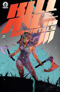 Cover image for Kill All Immortals III #1 (Eliza Ivanova Variant Cover)