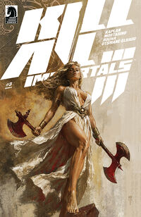 Cover image for Kill All Immortals III #3 (Marco Mastrazzo Variant Cover)