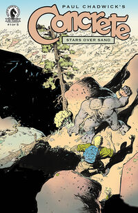 Cover image for Concrete: Stars Over Sand #1 (Paul Chadwick Variant Cover)
