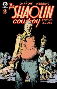 Cover image for Shaolin Cowboy: Staying A.I.Live #4 (Paul Chadwick Variant Cover)