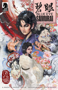 Cover image for Blue Eye Samurai: Cry of the Yurei #1 (Angela Wu Variant Cover)
