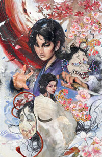 Cover image for Blue Eye Samurai: Cry of the Yurei #1 (Angela Wu Variant Cover)
