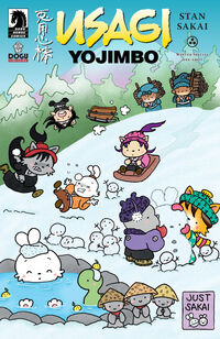Cover image for Usagi Yojimbo Winter Special One-Shot (Julie Sakai Variant Cover)