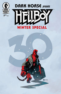Cover image for Hellboy Winter Special One-Shot (Mike Mignola 30th Anniversary Variant Cover)