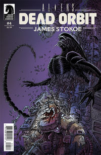 Cover image for Aliens: Dead Orbit #4