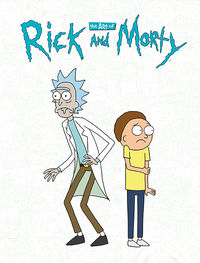 Cover image for The Art of Rick and Morty HC