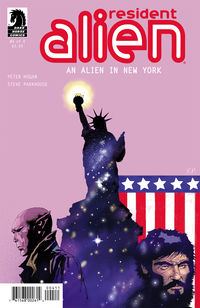 Cover image for Resident Alien: An Alien in New York #4
