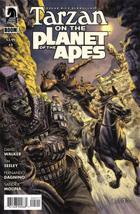 Cover image for Tarzan on the Planet of the Apes #5