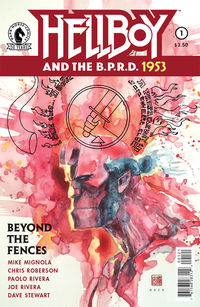 Cover image for Hellboy and the B.P.R.D.: 1953 - Beyond the Fences #1 (David Mack variant cover)
