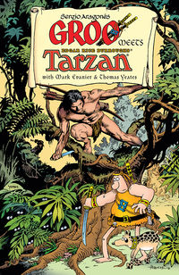Cover image for Groo Meets Tarzan TPB
