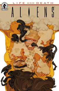 Cover image for Aliens: Life and Death #1 (Sachin Teng variant cover)