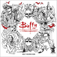 Cover image for Buffy the Vampire Slayer Adult Coloring Book