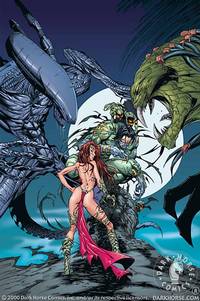 Cover image for Witchblade/ Aliens/ Darkness/ Predator: Mindhunter #2 (of 3) (Daniel cover)