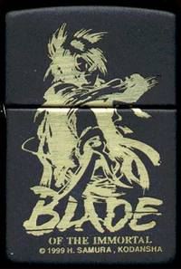 Cover image for Blade of the Immortal Zippo® Lighter: (laser-etched brass on black matte)