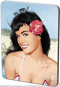 Cover image for Bettie Page Air Freshener (Rose scent)