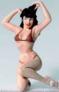 Cover image for Bettie Page Christmas Ornament