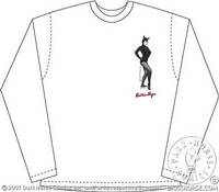 Cover image for Bettie Page Long Sleeve Tee (Devil Bettie) (M)