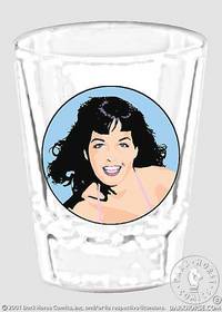 Cover image for Bettie Page Shot Glass (blue)