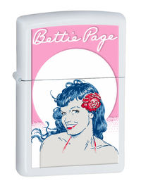 Cover image for Bettie Page Zippo® Lighter #2: Hawaii