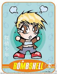 Cover image for Bombshell Sticker #2 (Angry Mini Bombshell)