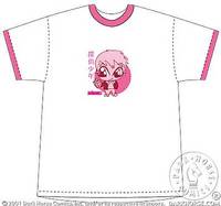 Cover image for Bombshell T-Shirt (Mini Bombshell w/grenade Youth White Ringer Tee w/Pink) (S)