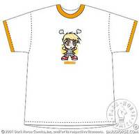 Cover image for Bombshell T-Shirt (Angry Mini Bombshell/White Youth Ringer Tee w/Orange) (S)
