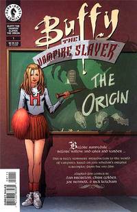Cover image for Buffy the Vampire Slayer: The Origin #1