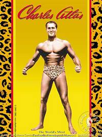 Cover image for Charles Atlas Sticker #1 (Posing on Yellow)