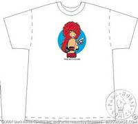 Cover image for Dirty Pair T-Shirt (Kei w/logo White Adult Tee) (M)