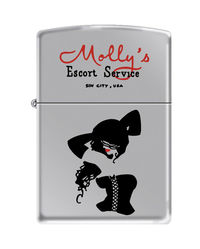 Cover image for Sin City: Molly's Escort Service Zippo® Lighter